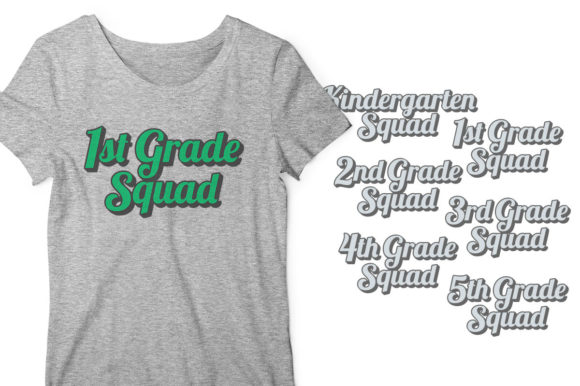 Elementary School Squad Pack: Graphics and Crafts for Back-to-School