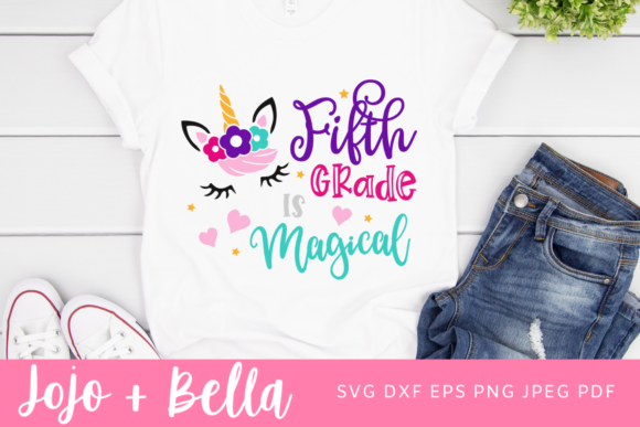 Fifth Grade is Magical Svg Graphics and Crafts
