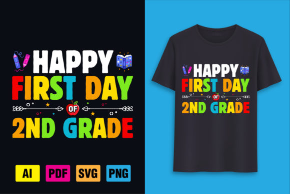 Happy First Day of 2nd Grade Graphics