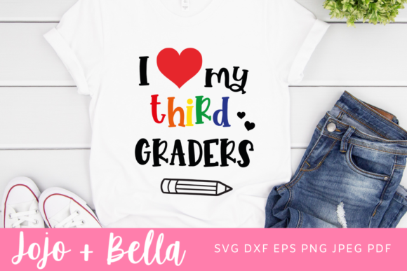 I Love My Third Graders Svg, Back to Sch