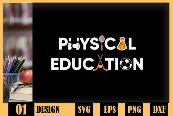 Physical Education Teacher Sports Graphics and Crafts