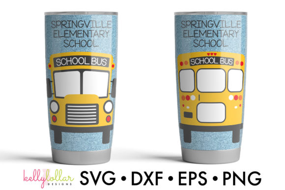 School Bus Graphics for Crafts & Digital Products