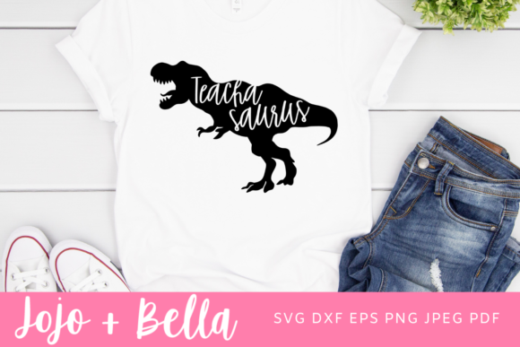 Teachasaurus SVG: Graphics for Crafts